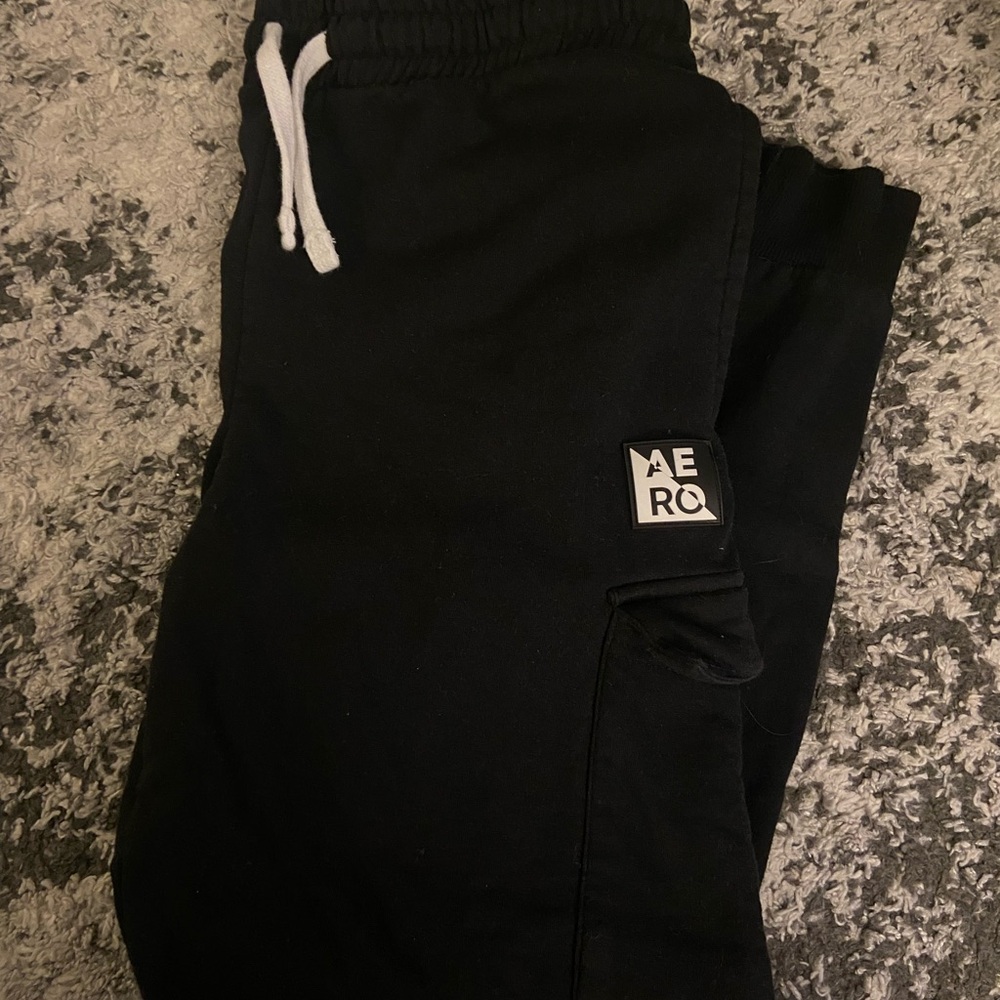 Aéropostale Black Joggers